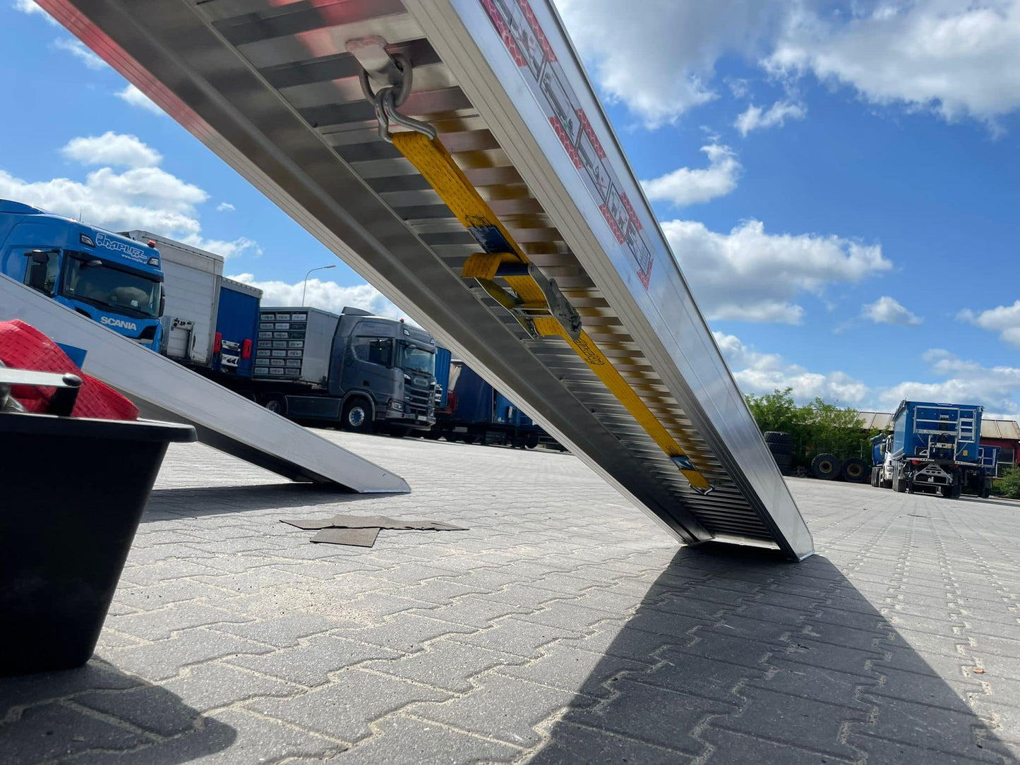 Auffahrrampen Set Paar Auffahrrampen aus Aluminium 3 Lang 14T Modell A4
